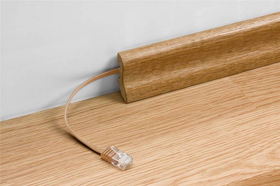 GOOBAY καλώδιο δικτύου 95381, CAT 6 U/UTP, flat, copper, 10m, μαύρο 95381