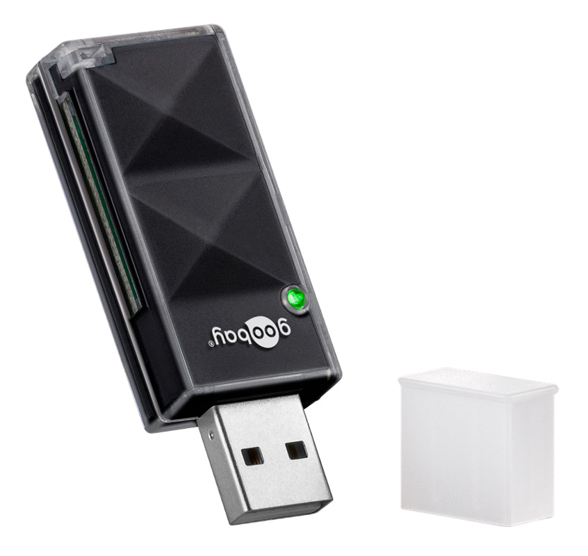 GOOBAY card reader 95682 για SD κάρτα μνήμης, 480 Mbps, μαύρο 95682