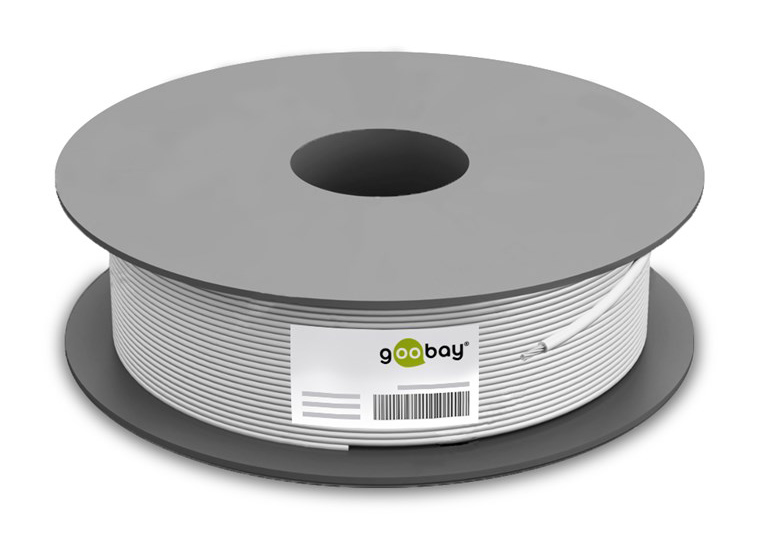 GOOBAY καλώδιο δικτύου 95694, CAT 6 U/UTP, CCA, 100m, γκρι 95694