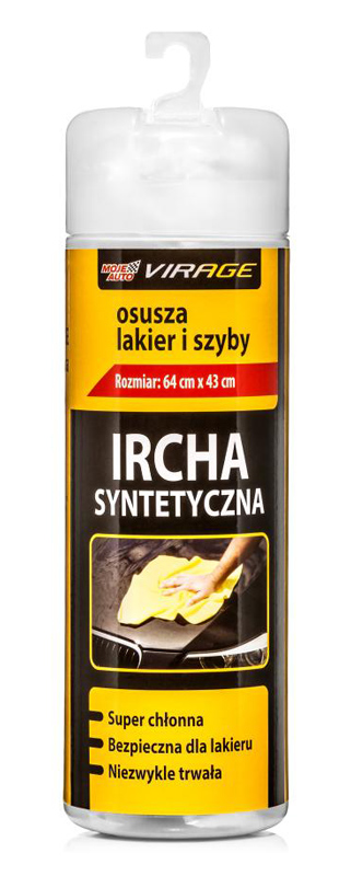 MOJE AUTO συνθετικό chamois δέρμα καθαρισμού αυτοκινήτου 97-032, 64x43cm 97-032