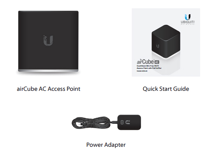 UBIQUITI Wi–Fi Access Point airCube AC ACB-AC, dual band 802.11ac ACB-AC