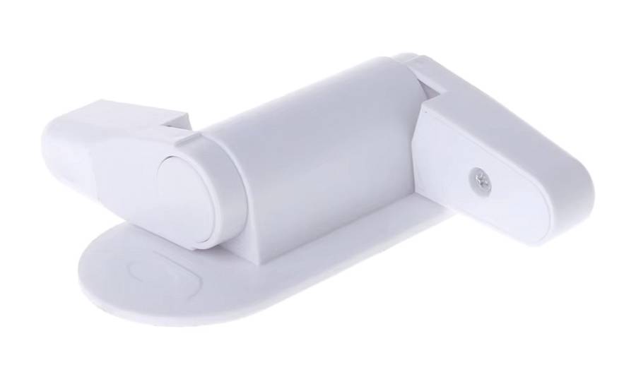 Ασφάλεια πορτών & ντουλαπιών AG442A, 5x12cm, λευκή AG442A