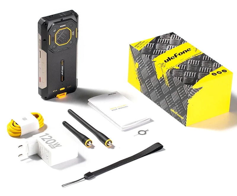 ULEFONE smartphone Armor 26 Ultra Walkie-Talkie, 6.78, 12/512GB, 5G, 15600mAh, IP68/IP69K, μαύρο ARMOR26ULTRAWT-BK