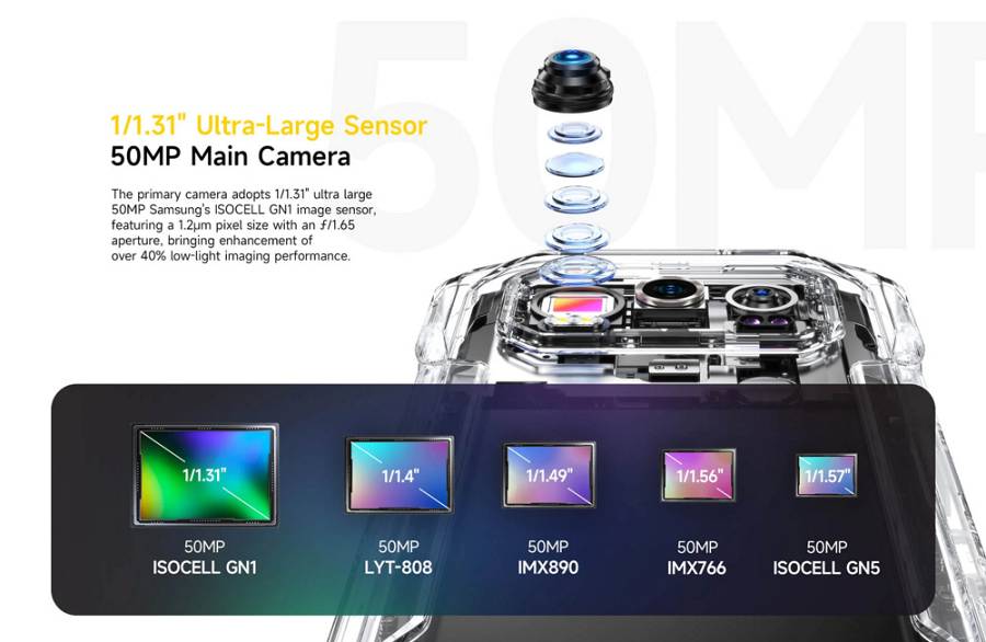 ULEFONE smartphone Armor 27, 6.78, 12/256GB, 10600mAh, IP68/IP69K, μαύρο ARMOR27-BK