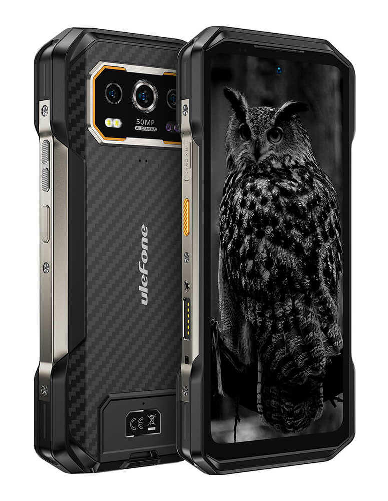 ULEFONE smartphone Armor 27, 6.78, 12/256GB, 10600mAh, IP68/IP69K, μαύρο ARMOR27-BK