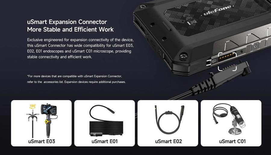 ULEFONE smartphone Armor 28 Pro, 6.67 & 1.04, 16/512GB, 5G, 10600mAh, IP68/IP69K/MIL-STD-810H, μαύρο ARMOR28PRO-BK