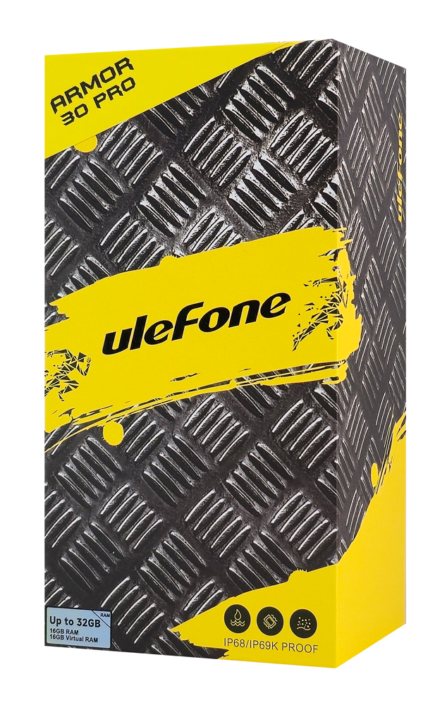 ULEFONE smartphone Armor 30 Pro, 6.95 & 3.4, 16/512GB, 5G, 12800mAh, IP68/IP69K, μαύρο ARMOR30PRO-BK