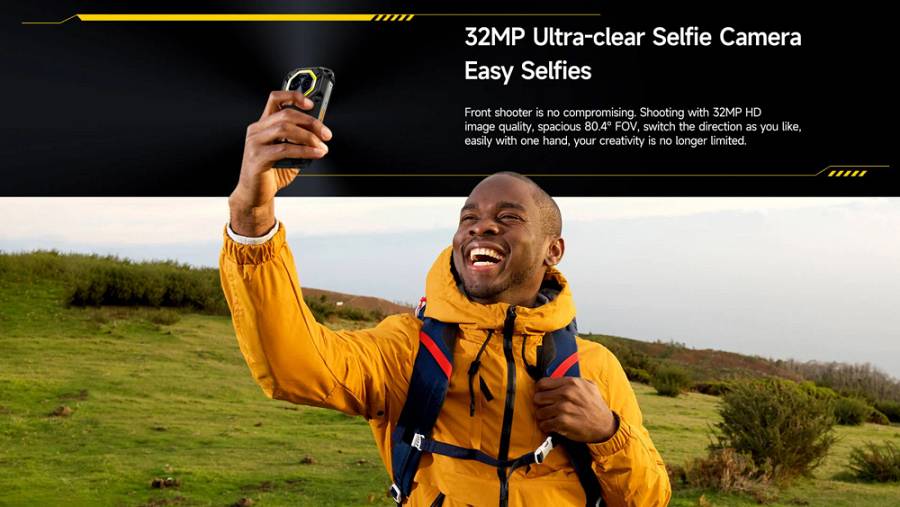 ULEFONE smartphone Armor Mini 20 Pro, 4.7, 8/256GB, 5G, 6200mAh, IP68/IP69K, μαύρο ARMORMINI20PRO-BK