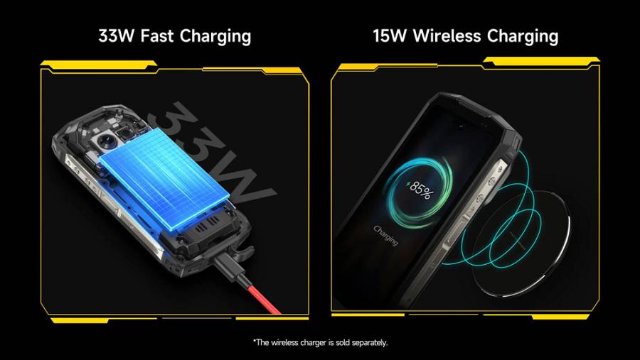 ULEFONE smartphone Armor Mini 20T Pro, 4.7, 8/256GB, 5G, 6200mAh, IP68/IP69K, μαύρο ARMORMINI20TPRO-BK
