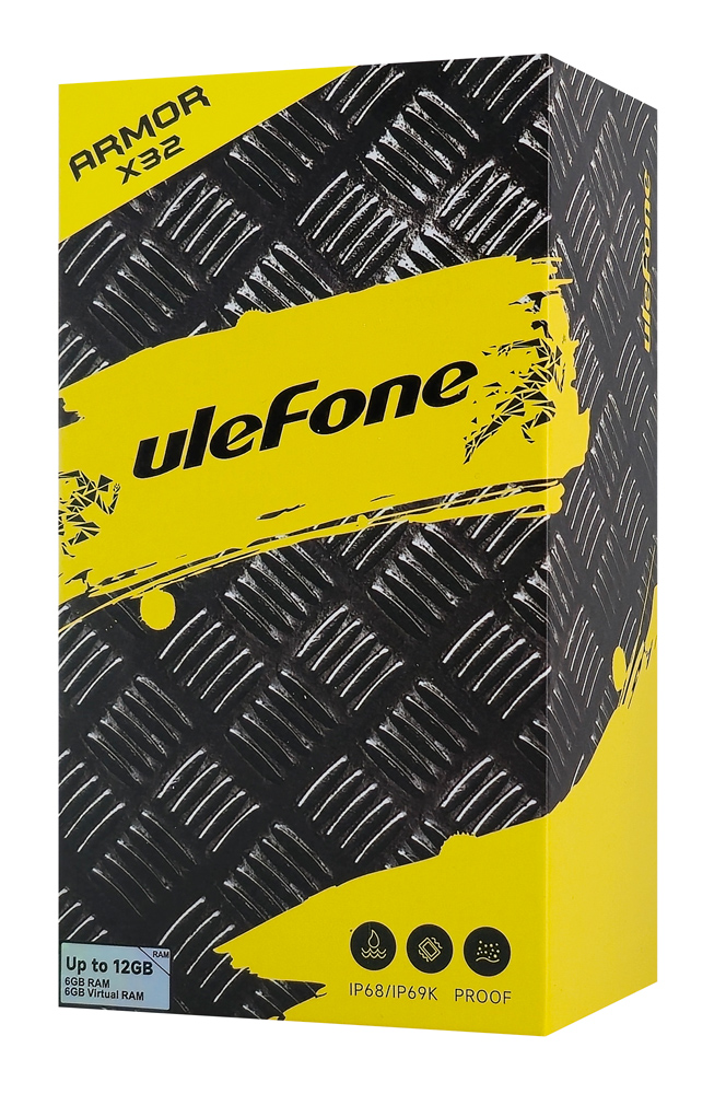 ULEFONE smartphone Armor X32, 5.65, 6/128GB, 5500mAh, IP68/IP69K, μαύρο ARMORX32-BK