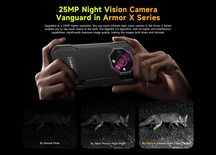 ULEFONE smartphone Armor X32 Pro, 5.65, 8/256GB, 5G, 5500mAh, IP68/IP69K, μαύρο ARMORX32PRO-BK