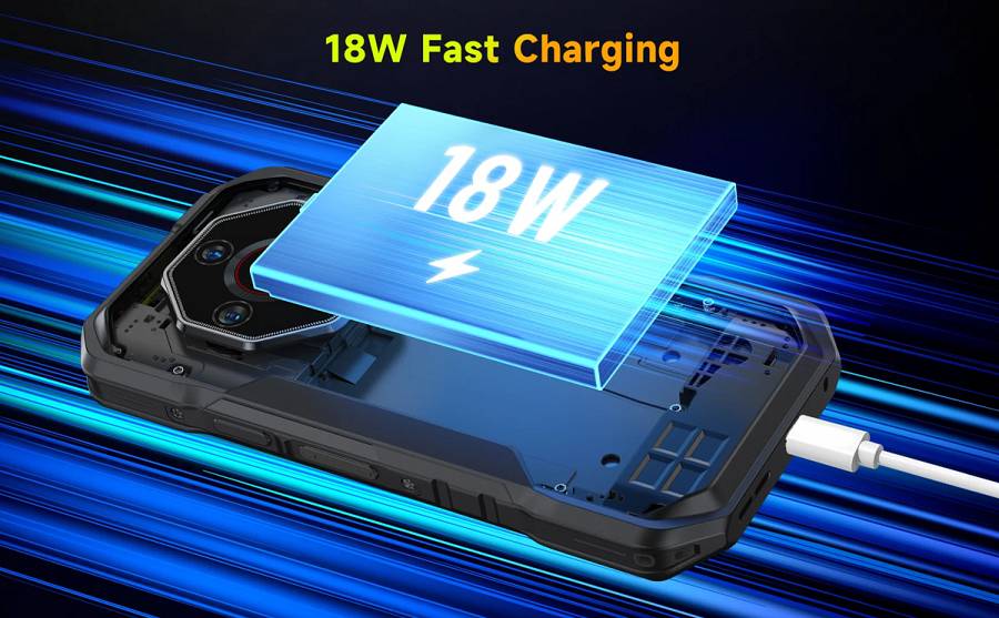 ULEFONE smartphone Armor X32 Pro, 5.65, 8/256GB, 5G, 5500mAh, IP68/IP69K, μαύρο ARMORX32PRO-BK