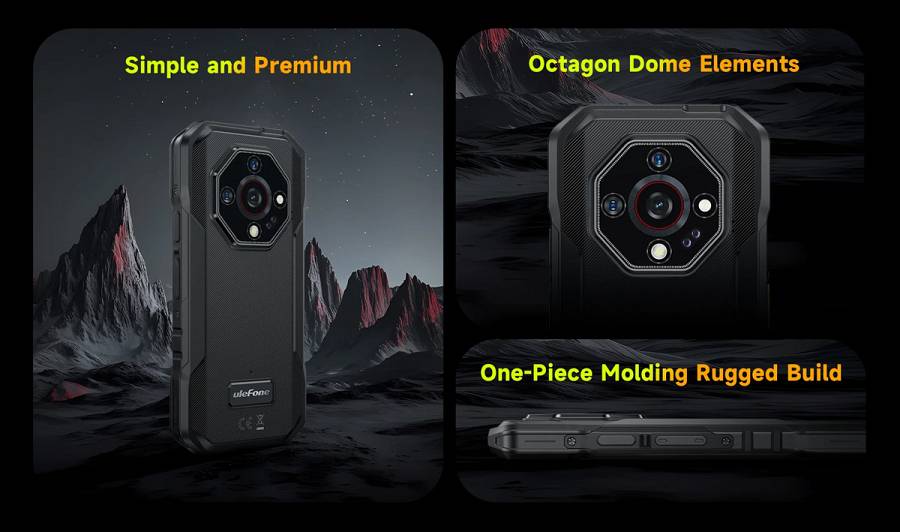 ULEFONE smartphone Armor X32 Pro, 5.65, 8/256GB, 5G, 5500mAh, IP68/IP69K, μαύρο ARMORX32PRO-BK