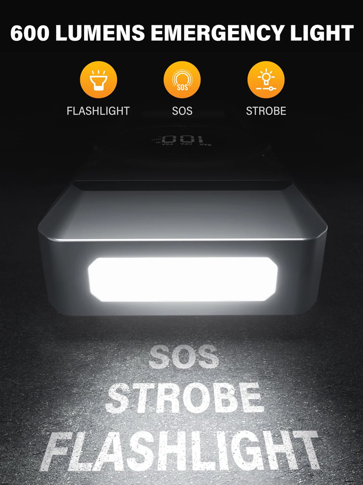 NEXPOW εκκινητής μπαταρίας & συμπιεστής αέρος NP2, 12V/3000A, 150PSI, 12000mAh AVP-NP2