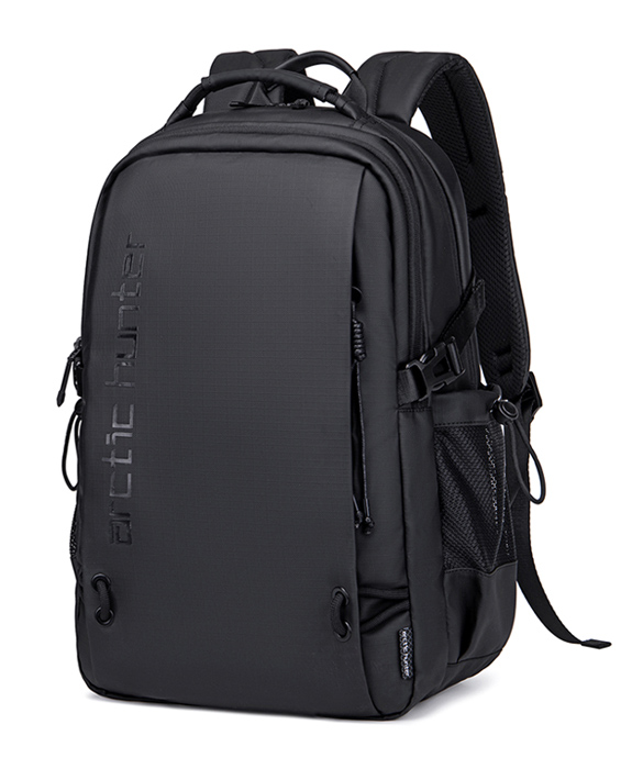 ARCTIC HUNTER τσάντα πλάτης B00530 με θήκη laptop 15.6, 24L, μαύρη B00530-BK