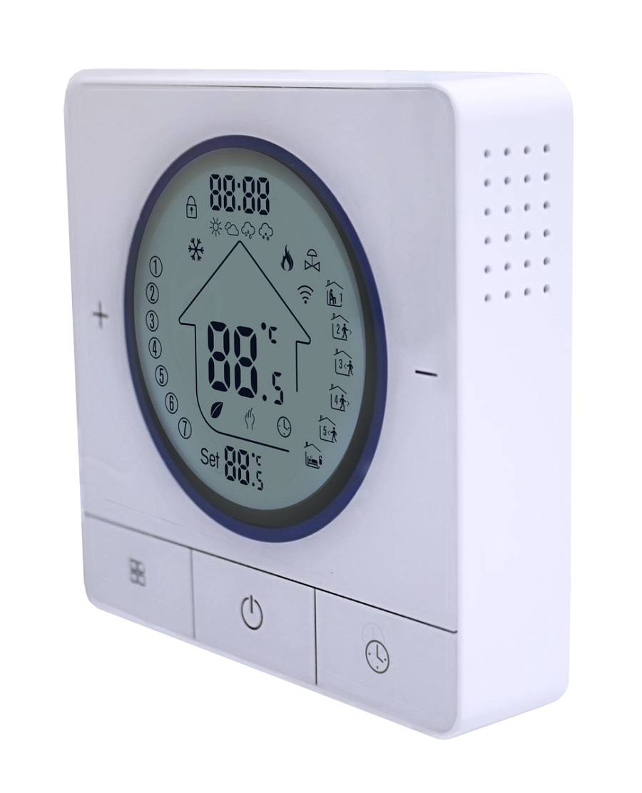 Smart θερμοστάτης αερίου BHT-800WM-GCLW, WiFi, επιτοίχιος, λευκός BHT-800WM-GCLW