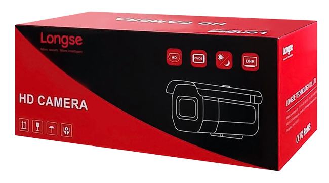 LONGSE IP κάμερα BMMBGC200WH, 2.8mm, 2MP, αδιάβροχη IP67, PoE BMMBGC200WH
