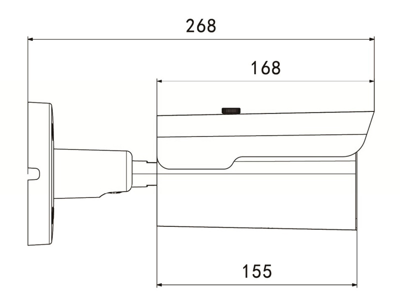 LONGSE IP κάμερα BMMBGC200WH, 2.8mm, 2MP, αδιάβροχη IP67, PoE BMMBGC200WH