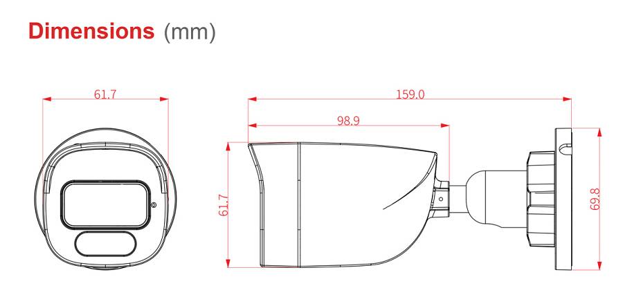 LONGSE υβριδική κάμερα BPSGTHC500FKERC, 2.8mm, 5MP, AOC, IP66, IR έως 30m BPSGTHC500FKERC