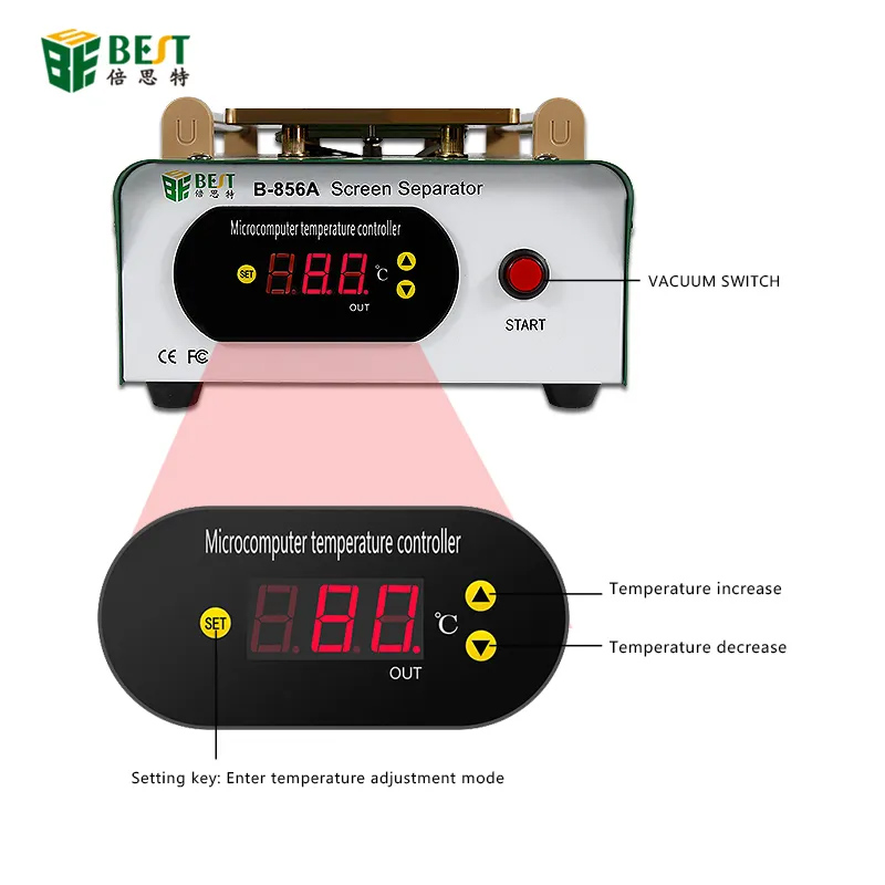 BEST διαχωριστής LCD οθόνης BST-856A για επισκευές κινητών, 400W BST-856A