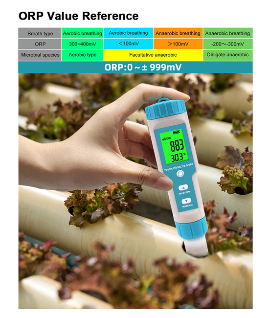 NOYAFA tester ποιότητας νερού C-600, TDS/EC/PH/SALT/S.G/ORP/0-60 °C C-600