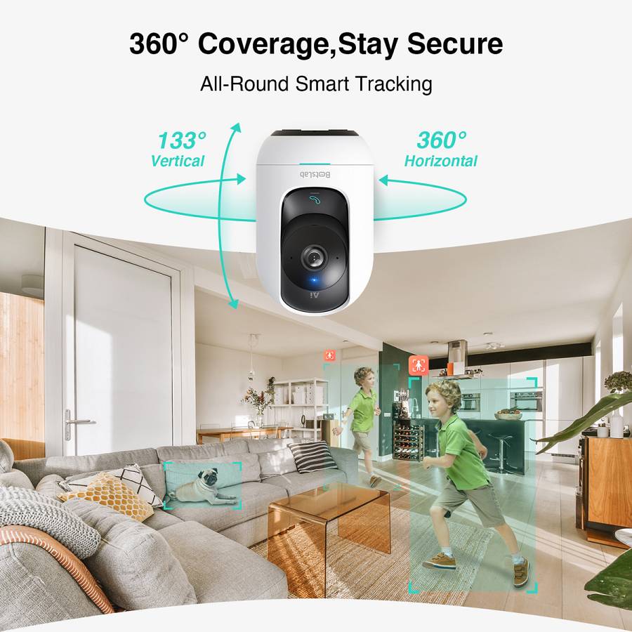 BOTSLAB smart κάμερα C221, 5MP/3K, WiFi, 360° PTZ, SD C221