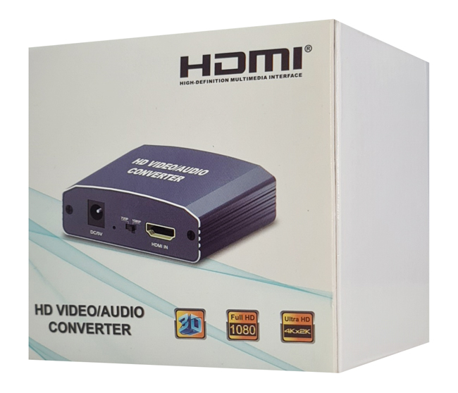 Video Converter CAB-H146 από HDMI σε scart & 3.5mm, 4K CAB-H146