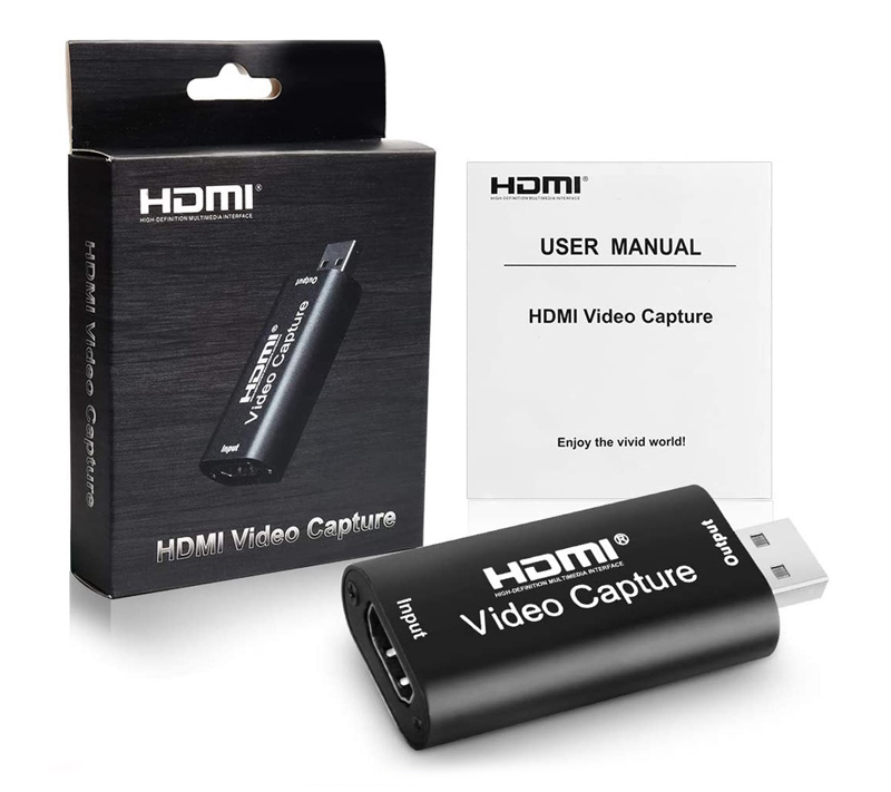 POWERTECH video capture CAB-H147, HDMI/USB σύνδεση, 4K/60Hz, μαύρο CAB-H147