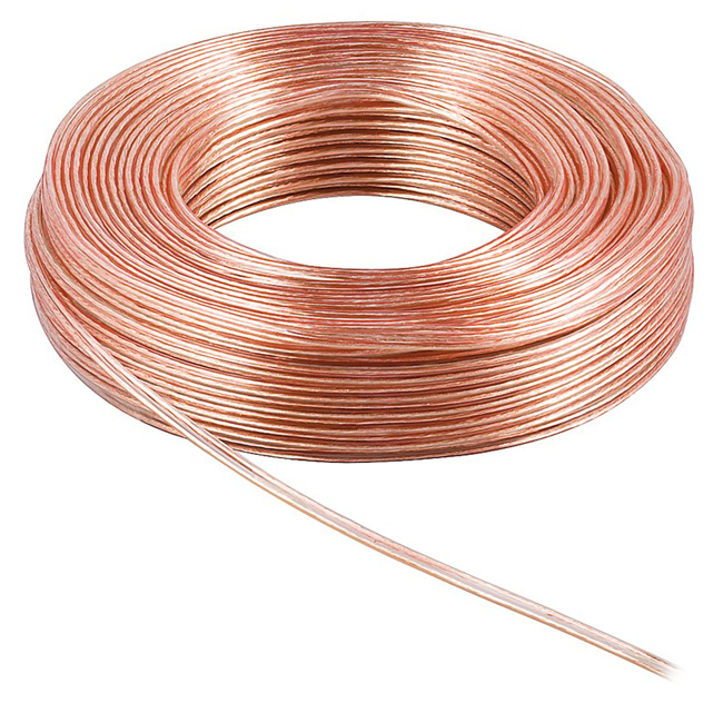POWERTECH καλώδιο ήχου 2x 2.50mm² CAB-SP015, CCA, 10m, διάφανο CAB-SP015