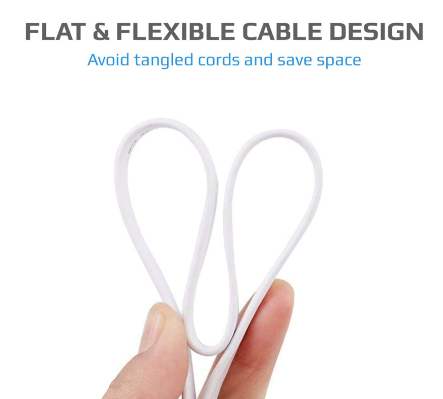 POWERTECH καλώδιο τηλεφώνου RJ11 6P4C CAB-T006, 10m, λευκό CAB-T006