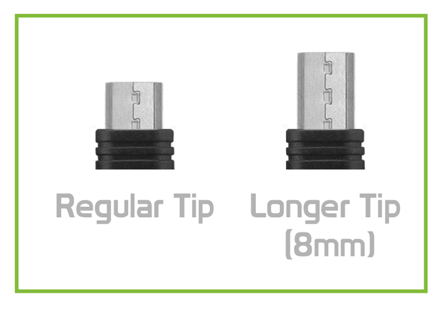 POWERTECH καλώδιο USB σε Micro USB CAB-U129, 8mm tip, 1.5m, μαύρο CAB-U129
