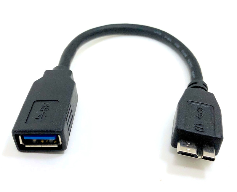 POWERTECH αντάπτορας USB σε Micro B USB CAB-U155, 5Gbps, 0.3m, μαύρος CAB-U155