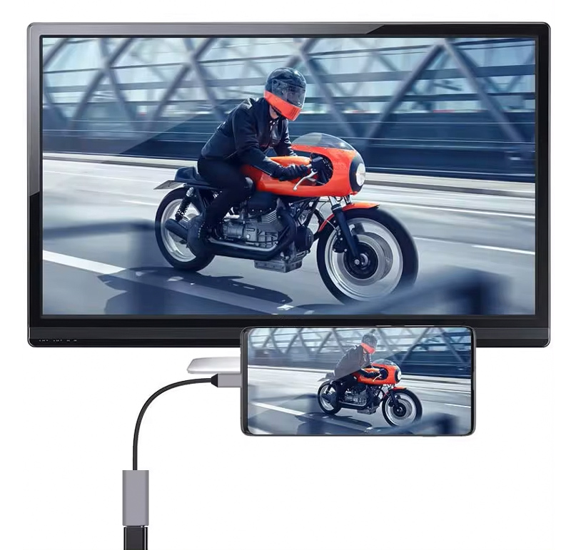 POWERTECH αντάπτορας USB-C σε HDMI CAB-UC086, 4K/60Hz, γκρι CAB-UC086