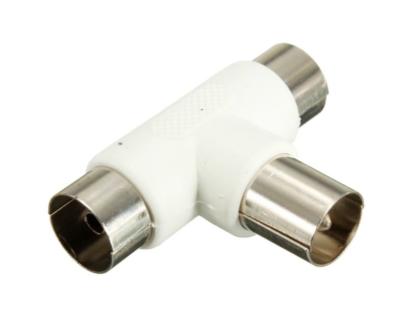 POWERTECH αντάπτορας για κεραία αρσενικό σε 2x θηλυκό CAB-V009, 5τμχ CAB-V009