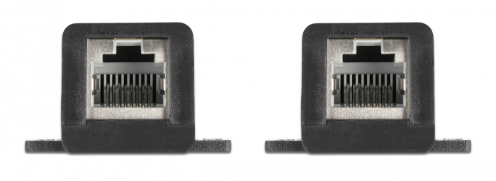 POWERTECH καλώδιο RJ45 θηλυκό CAB-W047, Cat 6 U/UTP, 30cm, κίτρινο CAB-W047