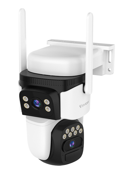 VSTARCAM smart ηλιακή κάμερα CB621DR, dual lens, 3MP, WiFi, SD, PTZ, IP66 CB621DR