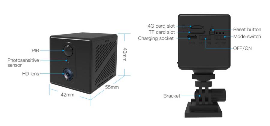 VSTARCAM smart κάμερα CB75, 3MP, 4G, 3000mAh, SD CB75