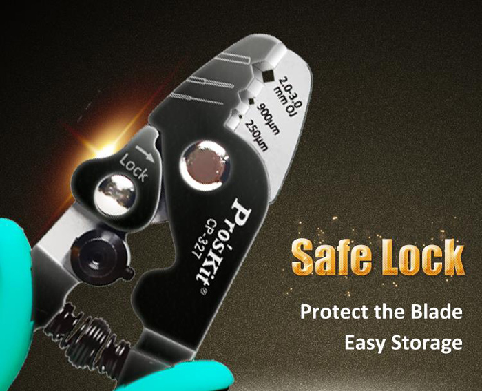 PROSKIT απογυμνωτής καλωδίων οπτικών ινών CP-327, 162mm CP-327