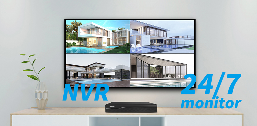 VSTARCAM smart IP κάμερα CS58, IP66, 3MP, WiFi, ανίχνευση καπνού CS58