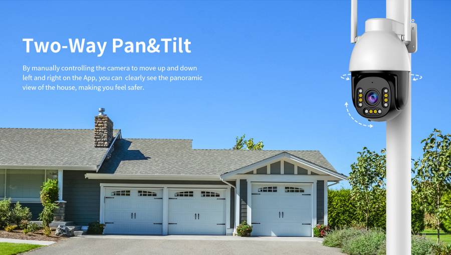 VSTARCAM smart κάμερα CS611Q-UV, 4MP, Wi-Fi, PTZ, SD CS611Q-UV