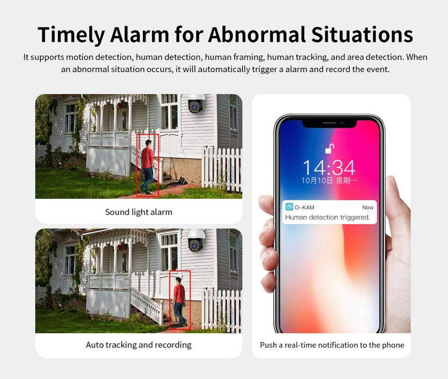 VSTARCAM smart κάμερα CS611Q-UV, 4MP, Wi-Fi, PTZ, SD CS611Q-UV