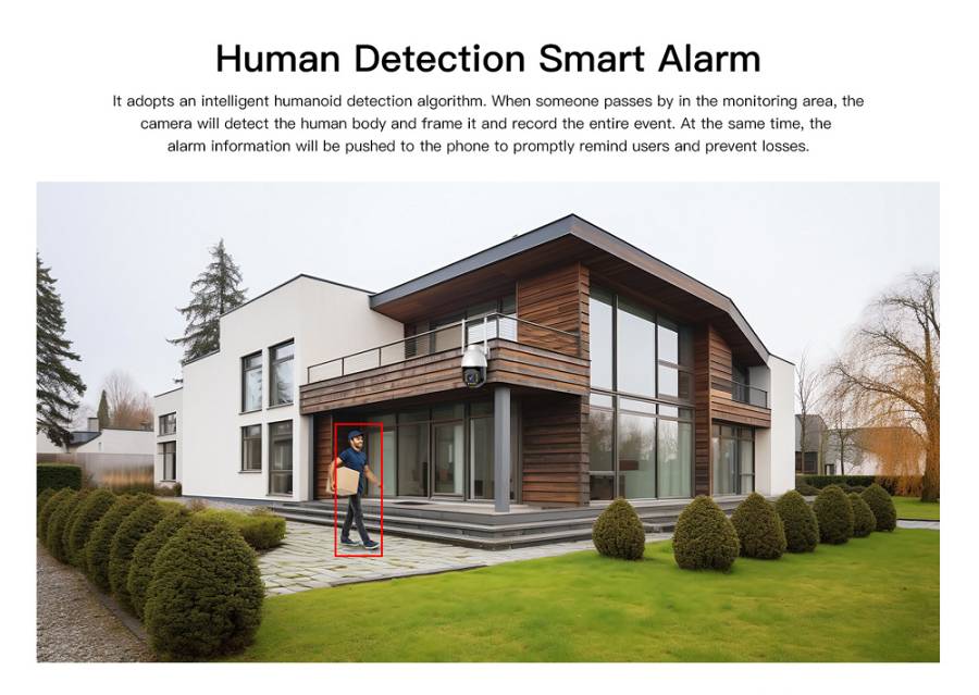 VSTARCAM smart κάμερα CS611Q-UV, 4MP, Wi-Fi, PTZ, SD CS611Q-UV