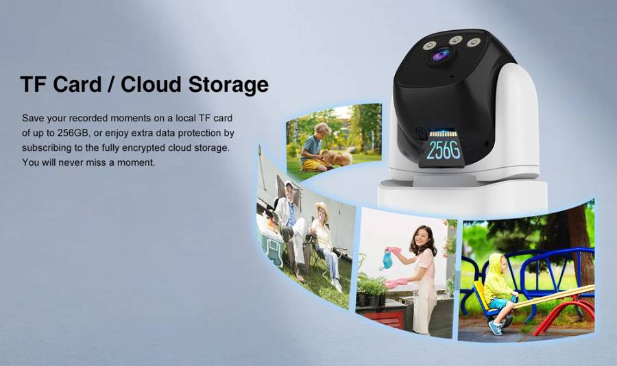 VSTARCAM smart κάμερα CS995, 3MP, WiFi, PTZ, SD CS995