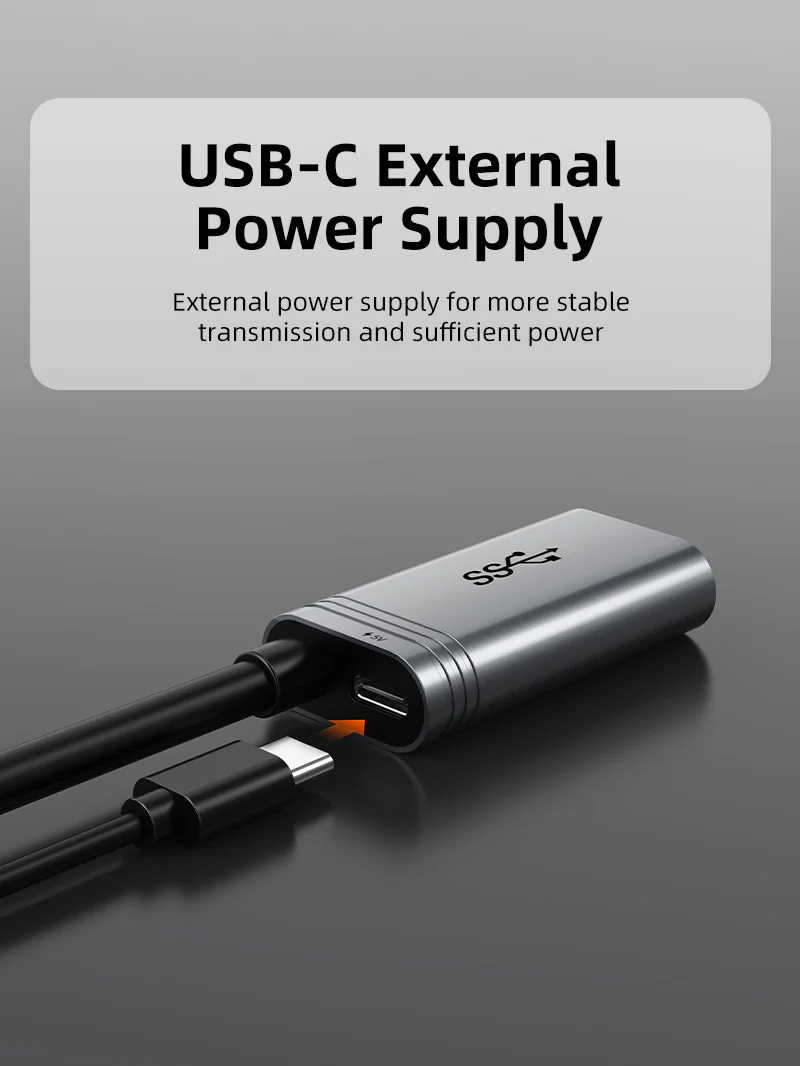 CABLETIME καλώδιο προέκτασης USB CT-AMAFA3, active, 5Gbps, 5m, μαύρο CT-AMAFA3-AG5