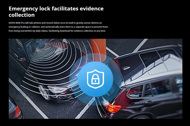 DDPAI smart κάμερα αυτοκινήτου MINI Pro, 1296p, WiFi DDP-MINIPRO