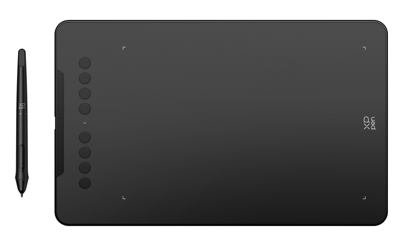 XP-PEN ταμπλέτα σχεδίασης με γραφίδα Deco 01 V3, 254x158.7mm, μαύρο DECO01V3