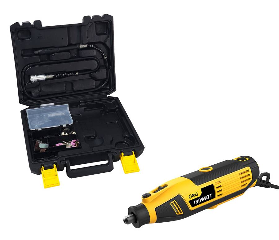DELI περιστροφικό πολυεργαλείο DL-DM03-E1, 130W έως 32000rpm DL-DM03-E1