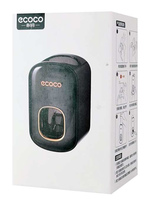 ECOCO διανεμητής οδοντόκρεμας E2232, μαύρος E2232