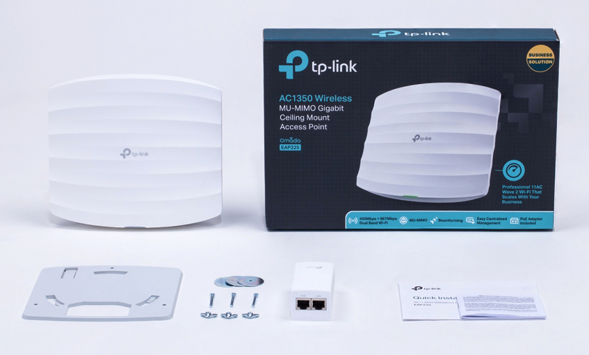 TP-LINK ασύρματο access point EAP225, AC1350, Ceiling Mount, Ver. 3.0 EAP225