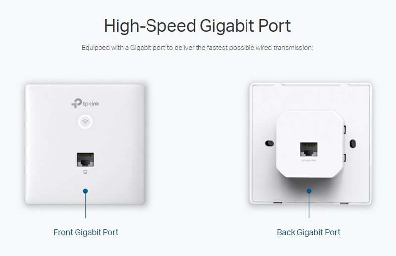 TP-LINK ασύρματο access point EAP230-WALL, AC1200, επιτοίχιο, Ver. 1.0 EAP230-WALL